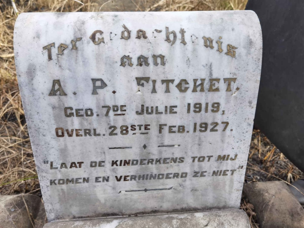 FITCHET A.P. 1919-1927