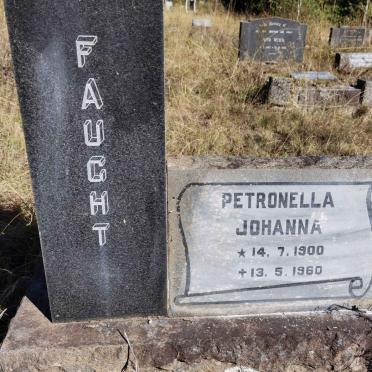 FAUGHT Petronella Johanna 1900-1960