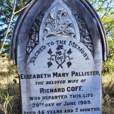 GOFF Elizabeth Mary Pallister -1909