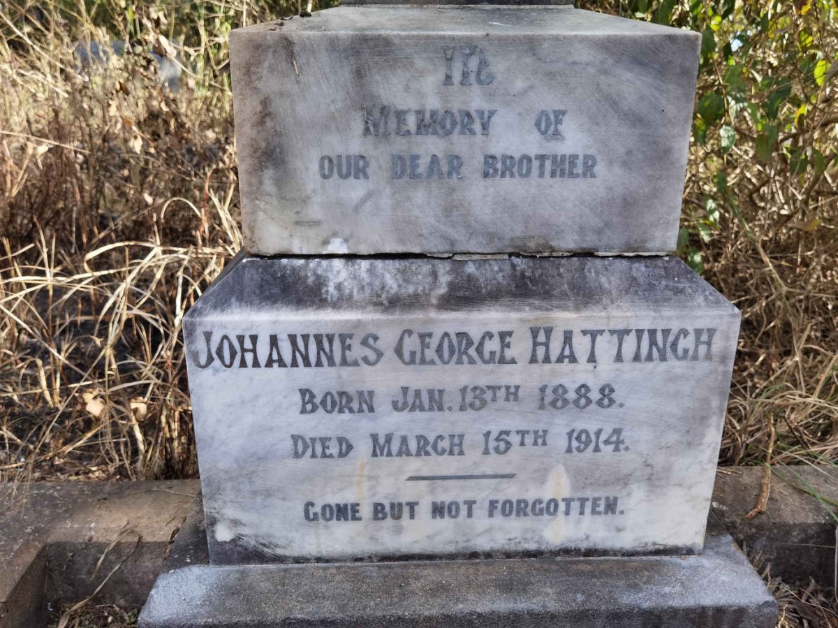 HATTINGH Johannes George 1888-1914