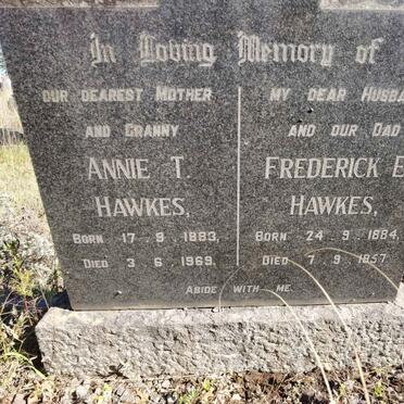 HAWKES Frederick E. 1884-1957 &amp; Annie T. 1883-1969