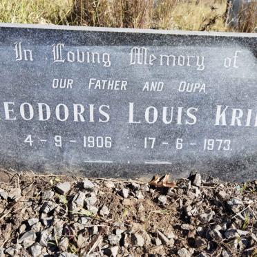 KRIEL Theodoris Louis 1906-1973
