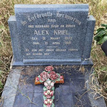 KRIEL Alex 1932-1951