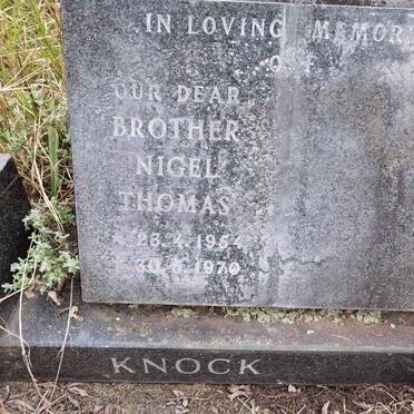 KNOCK Nigel Thomas 1954-1970