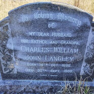 LANGLEY Charles William John 1886-1968