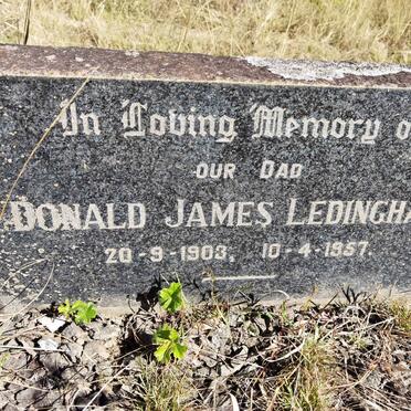 LEDINGHAM Donald James 1903-1957