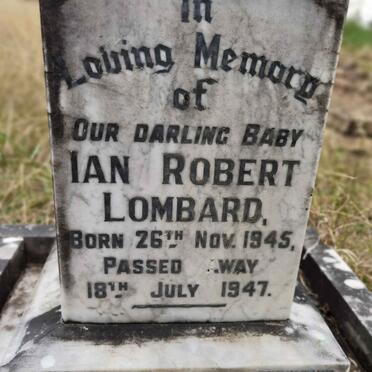 LOMBARD Ian Robert 1945-1947