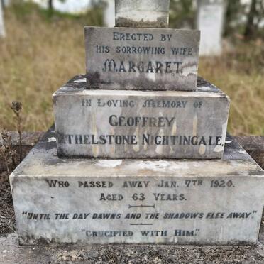 NIGHTINGALE Geoffrey Ethelstone -1920