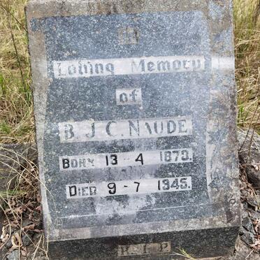 NAUDE B.J.C. 1873-1945