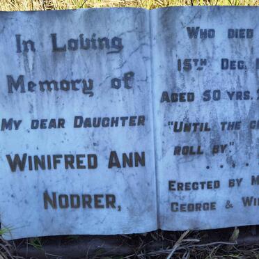 NODRER Winifred Ann -1940