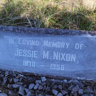 NIXON Jessie M. 1870-1958