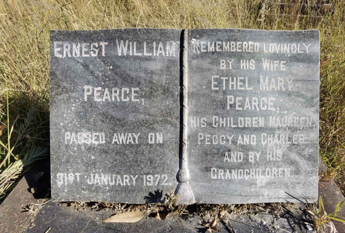 PEARCE Ernest William -1972