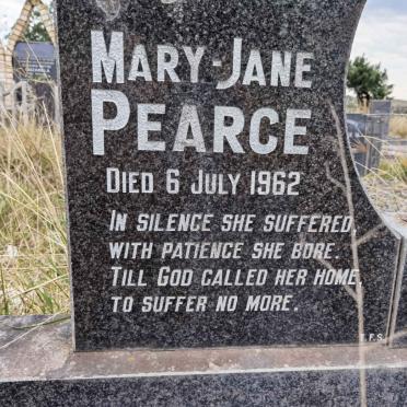 PEARCE Mary-Jane -1962