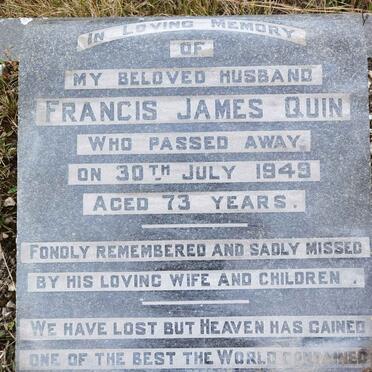 QUIN Francis James -1949