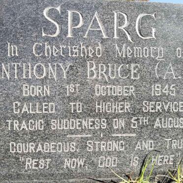 SPARG Anthony Bruce 1945-1964