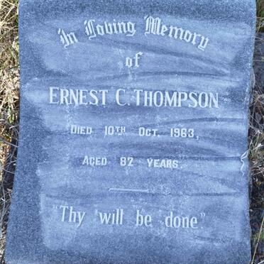 THOMPSON Ernest C. -1963