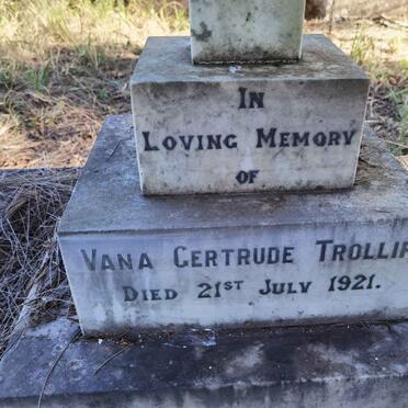 TROLLIP Vana Gertrude -1921