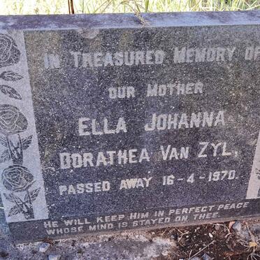 ZYL Ella Johanna Dorathea, van -1970