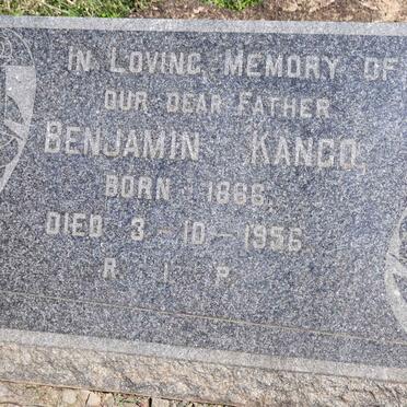 KANGO Benjamin 1866-1956