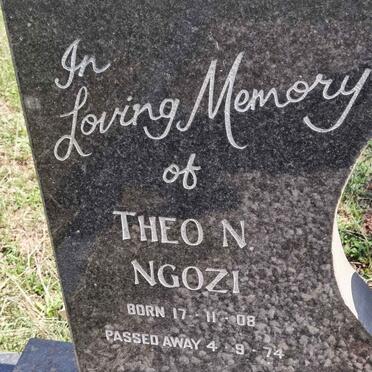 NGOZI Theo N. 1908-1974