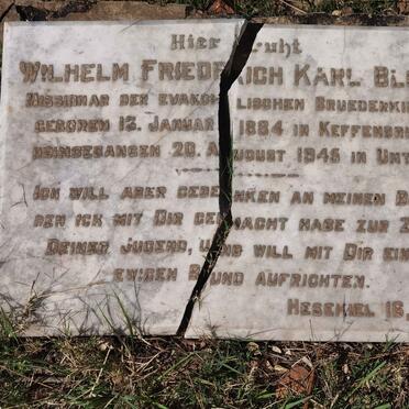 BLOHM Wilhelm Friedrich Karl 1884-1945