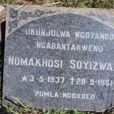 SOYIZWAPHI Nomakhosi 1937-1961