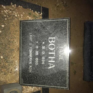 BOTHA Fanie 1934-1993