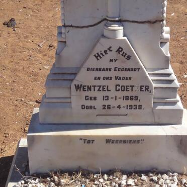 COETZER Wentzel 1869-1938