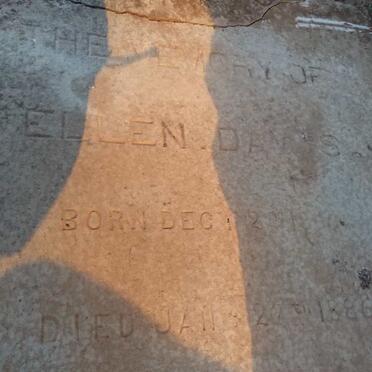 DAVIS Ellen 1866-1886