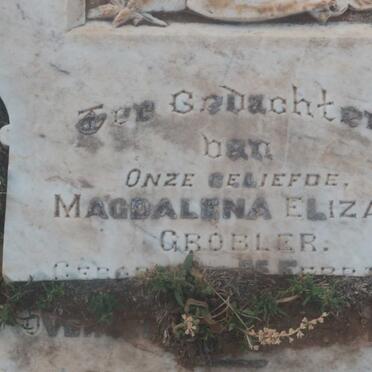 GROBLER Magdalena Elizabet 1889-190?