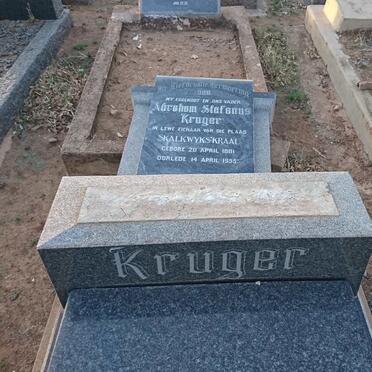 KRUGER Abraham Stefanus 1881-1955