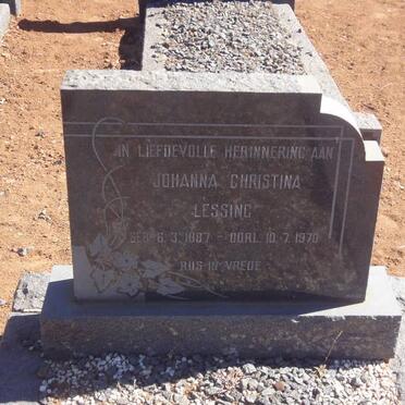 LESSING Johanna Christina 1887-1970