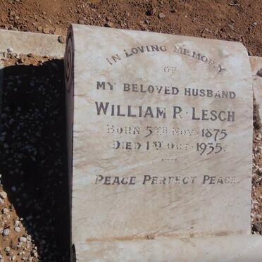 LESCH William R. 1875-1935