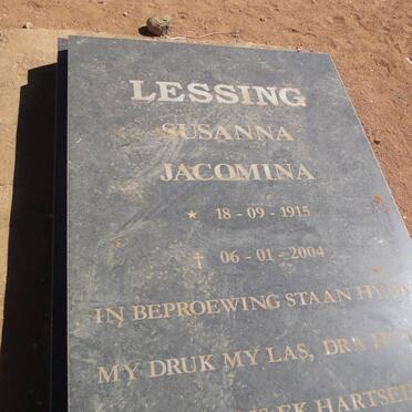 LESSING Susanna Jacomina 1915-2004