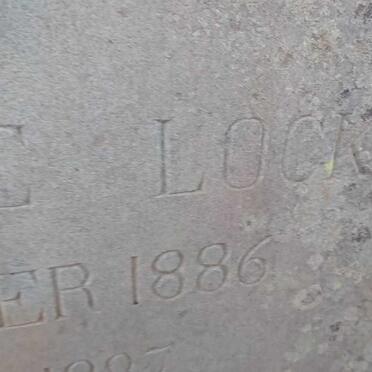 LOCKE Robert George 1886-1887
