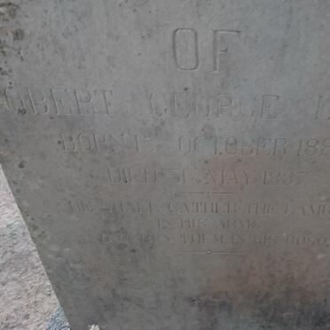 LOCKE Robert George 1886-1887