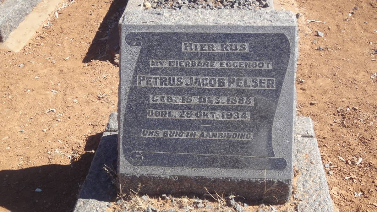 PELSER Petrus Jacob 1888-1934