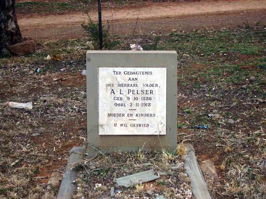 PELSER A.L. 1880-1918
