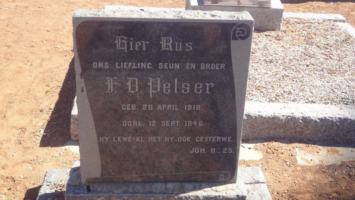 PELSER F.D. 1918-1946