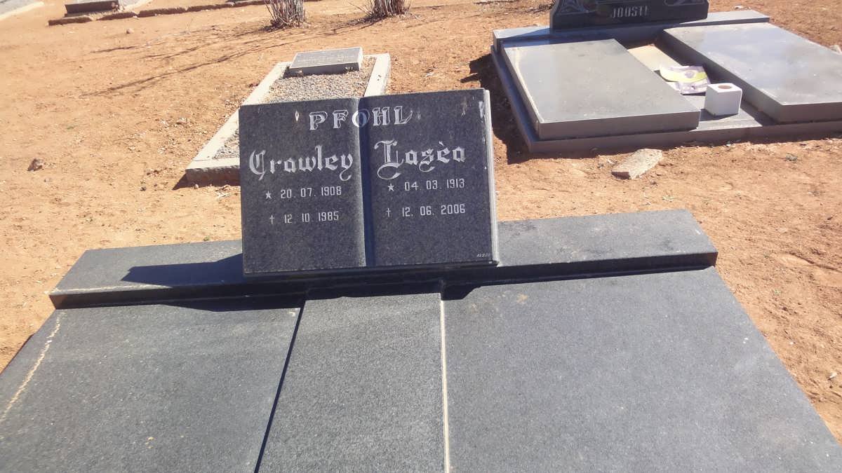 PFOHL Crawley 1908-1985 &amp; Laséa 1913-2006