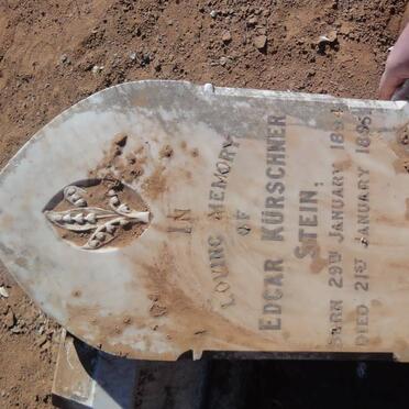 STEIN Edgar Kurschner 1894-1895