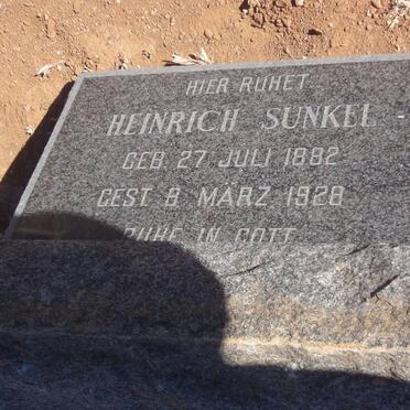 SUNKEL Heinrich 1882-1928