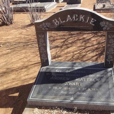 SWART Andrew Matthew 1934-1974