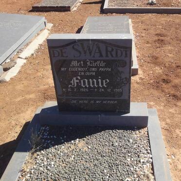 SWARDT Fanie, de 1926-1985