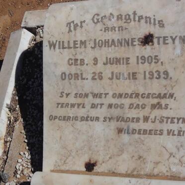 STEYN Willem Johannes 1905-1939