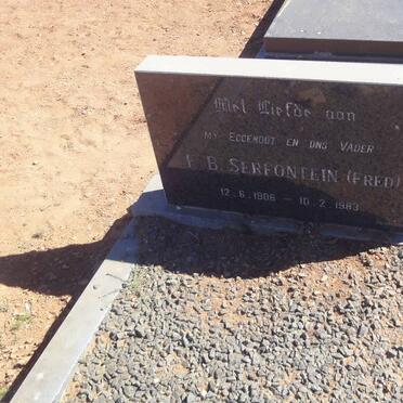 SERFONTEIN F.B. 1906-1983