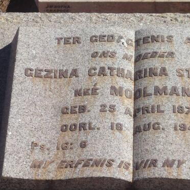 STRAUSS Gezina Catharina nee MOOLMAN 1878-1941