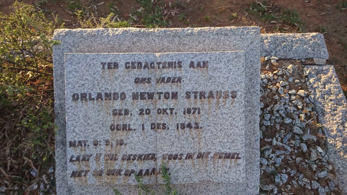 STRAUSS Orlando Newton 1871-1943