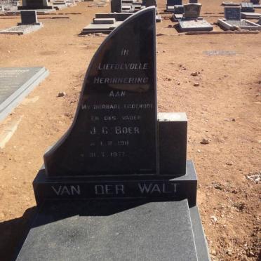 WALT J.G., van der 1911-1977