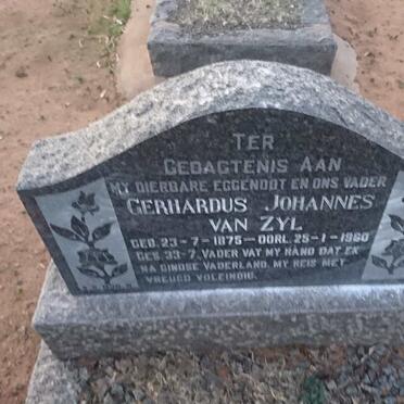 ZYL Gerhardus Johannes, van 1875-1960